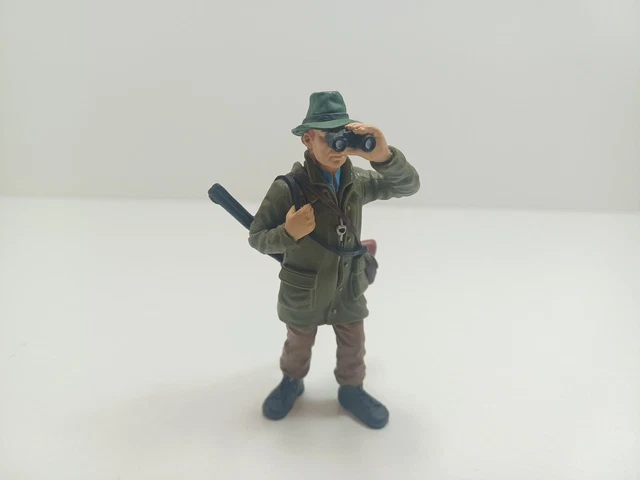 Miniatur Figur Jäger Mit Hund - Detaillierte Modellfigur Für 12cm Sammlungen