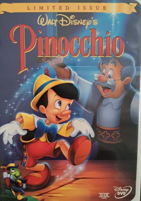 Pinocchio (DVD, 1999, Limited Issue) Free Shipping!