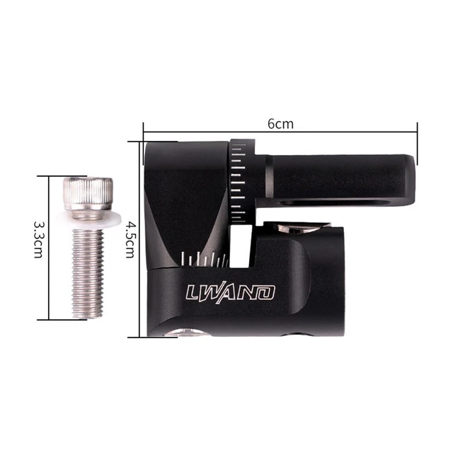 Stabilizzatore Regolabile Per Arco Composto SHARROW – V-Bar Nero In Alluminio