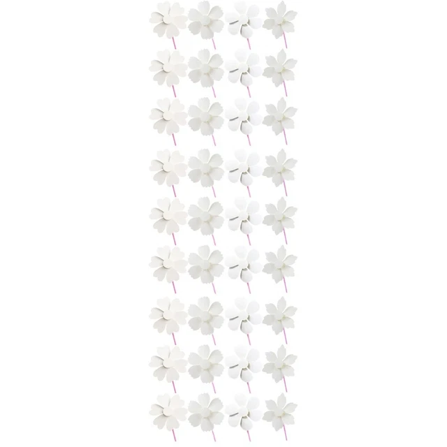36 PCs leeres Pinwheel Unbemaltes Pinwheel DIY Malmals Zeichnen Pinwheel für