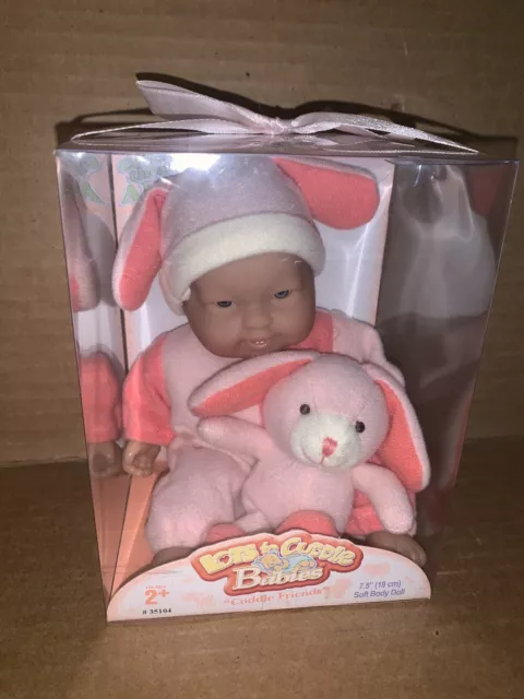 2005 JC Toys Lots To Cuddle Babies 7 1/2 Inch Soft Baby Doll New In Box