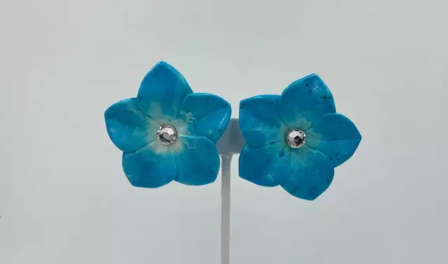 Jessye Normand de Valeur Turquoise Fleur Boucles Légendaire Opéra Chanteur