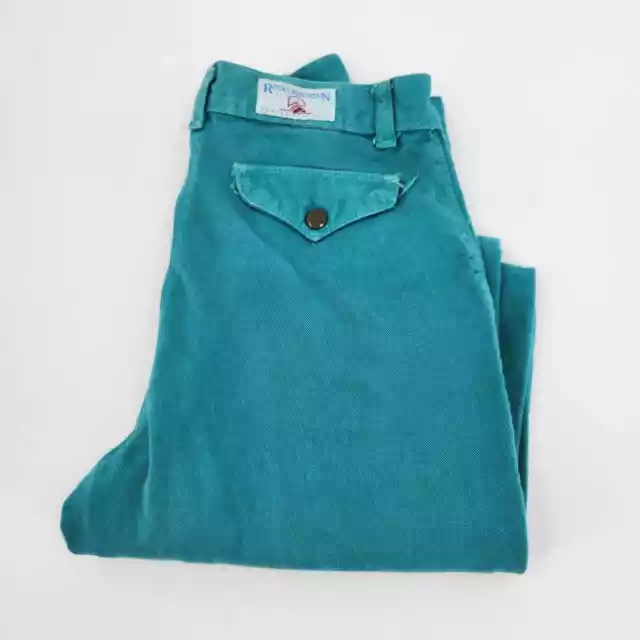 Rocky Mountain Vintage Western Jeans Womens Size 7 Teal High Rise