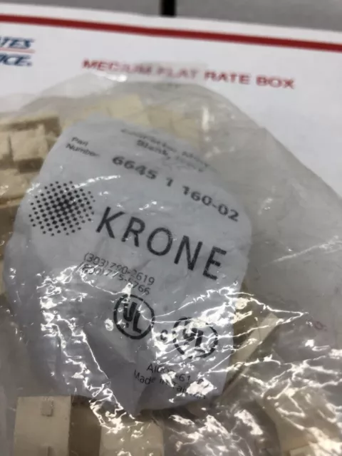 Krone Blanks - 6645 1 160-02 - Connector Module Blank-6645116002