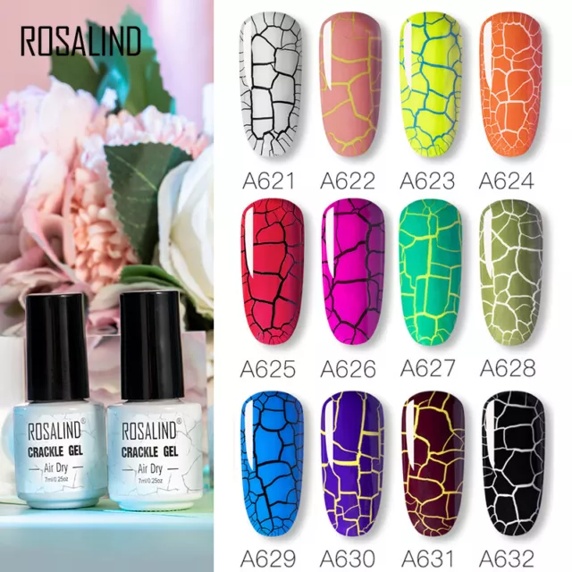 Vernis À Ongles Gel Craquelé Rosalind Pour Ensemble De Manucure Nail Art R