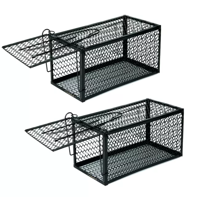 Rat Catcher Spring Cage Trap Humane Large Live Animal Rodent Indoor Outdoor