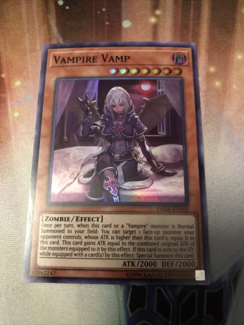 1x (EX) Vampire Vamp - DASA-EN050 - Super Rare - Unlimited  YuGiOh