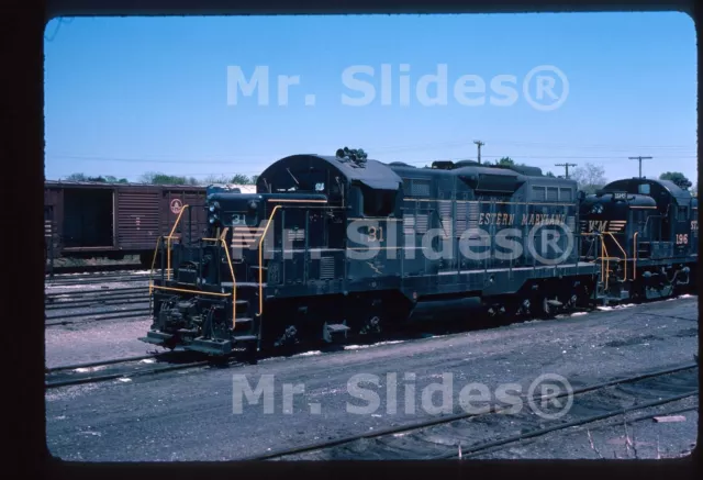 Original Slide WM Western Maryland Black/Gold Chop Nose GP9m 31 in 1976 At York