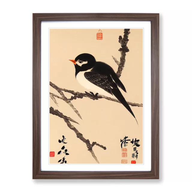 Bird Chinese Wall Art Print Framed Canvas Picture Poster Decor Living Room