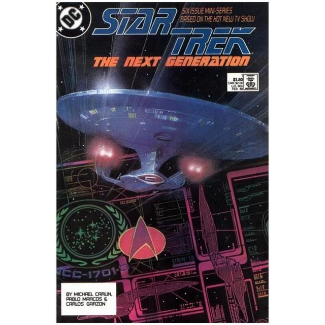 Star Trek: The Next Generation (1988 series) #1 in VF + condition. DC comics [f&