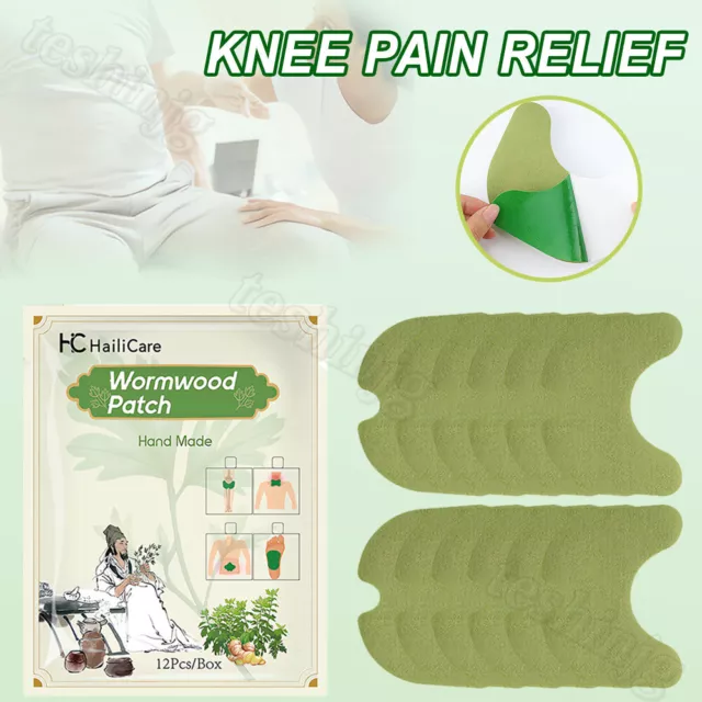 6-120PCS Knee Pain Relief Patches Wormwood Sticker Neck Waist Joint Ache Pads