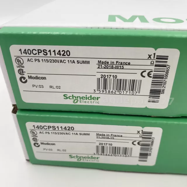 SCHNEIDER 140CPS11420 Modicon Quantum AC Power Supply PLC New factory Sealed TX