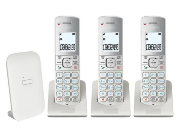 triple 3 handsets  Cordless Phone with+Answering Machine nbn compatible