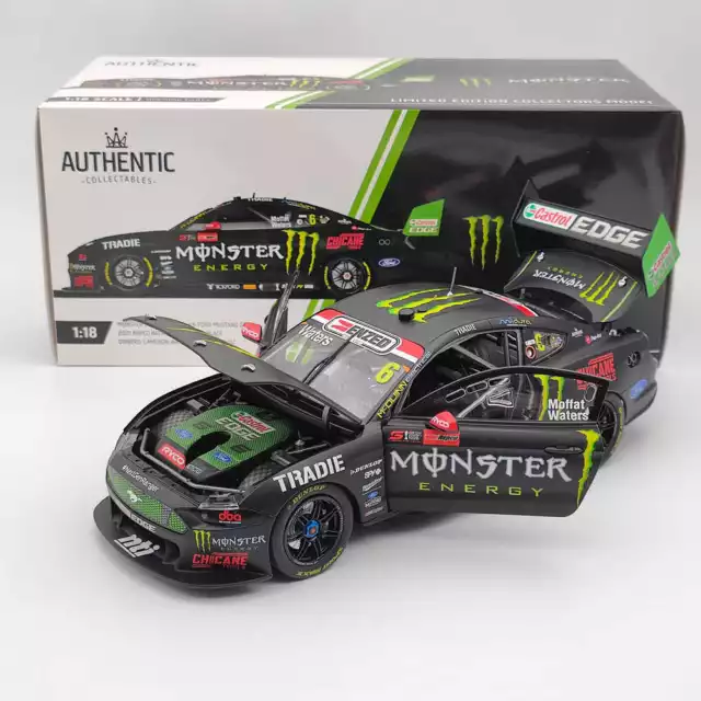 Authentic 1/18 MONSTER ENERGY RACING #6 FORD MUSTANG GT 2021 REPCO BATHURST 1000