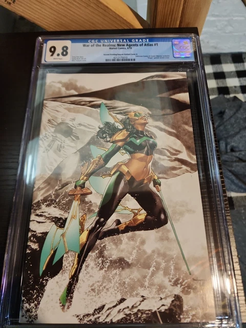 War of the Realms New Agents of Atlas #1 Variant Cover A Suayan Virgin CGC 9.8