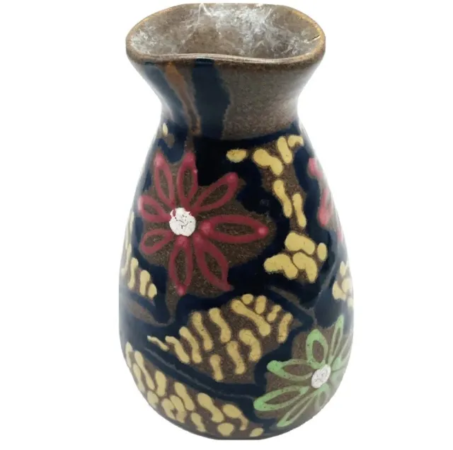 Vintage 1920s Carl Gebauer German Art Pottery Painted Stoneware Vase 5.5” #811