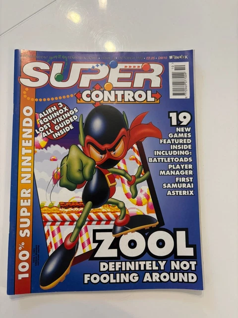Super Controla RARE SUPER NINTENDO Magazine, Super Control Issue 4 September 1993 ...