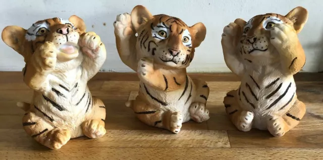 3 x Latex moulds for making This set of tiger cubs