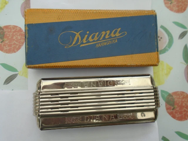 harmonica double face diana geschutzt germany