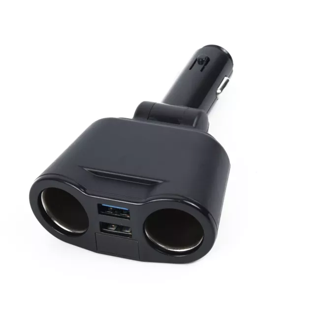Doppio Caricabatteria USB 2 Vie Presa Accendisigari Auto Splitter Adattatore per