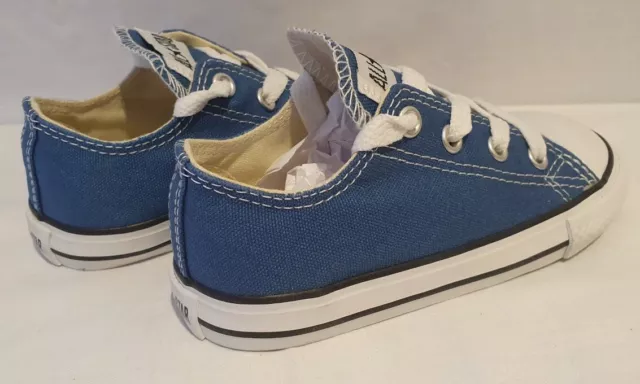 Scarpe Da Ginnastica Bambini Converse Chuck Taylor All Star Ox Blu Basso 2