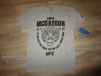 Conor Mcgregor UFC Ultimate Fighter Reebok Camicia M Medico Nuova Uomo Nuovo