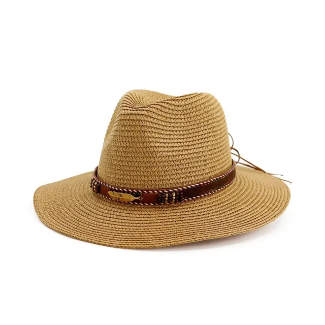 Summer Beach Multicolor Cowboy Hats Men Women Fashion Garment Straw Material Hat