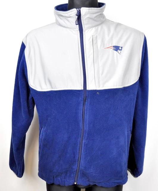 New england patriots Uomo M Pile Maglione Cardigan NFL Zip Jacket Completo Felpa