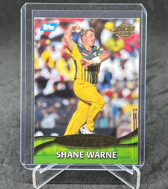 SHANE WARNE 2002 Topps ACB Gold Cricket Card AUSTRALIA 2 PSA