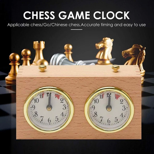 WOODEN CHESS CLOCK Gift Digital Chess Referee Timer for Chess Lovers ...