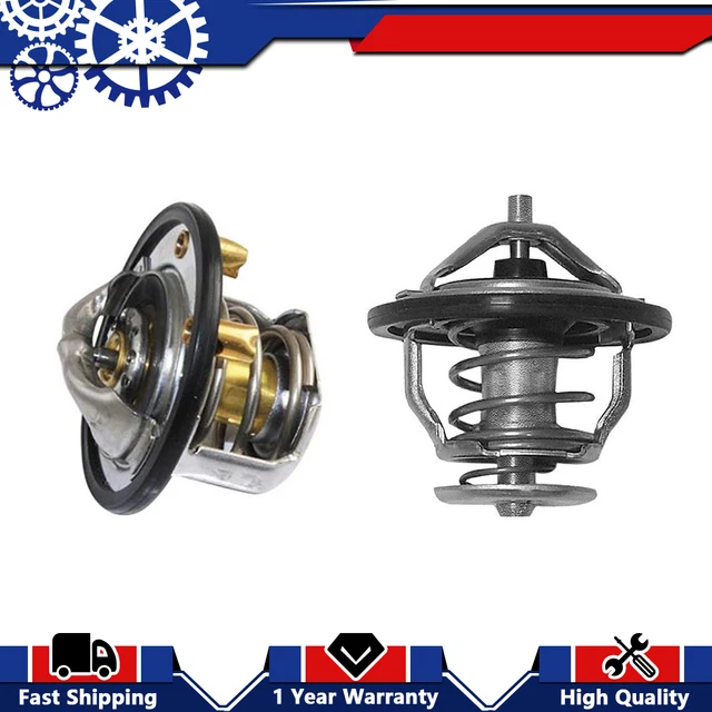 Set of 2 ACDelco Thermostat Front,Rear Pair Fits GM Pickup Duramax