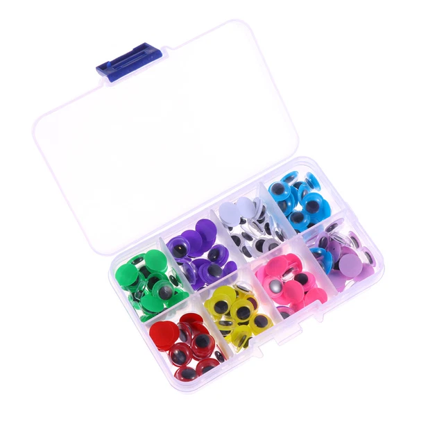 160 Pcs DIY Animal Eyes Wiggle Stich Plush Sew Black Baby Dolls Shake Scrapbook