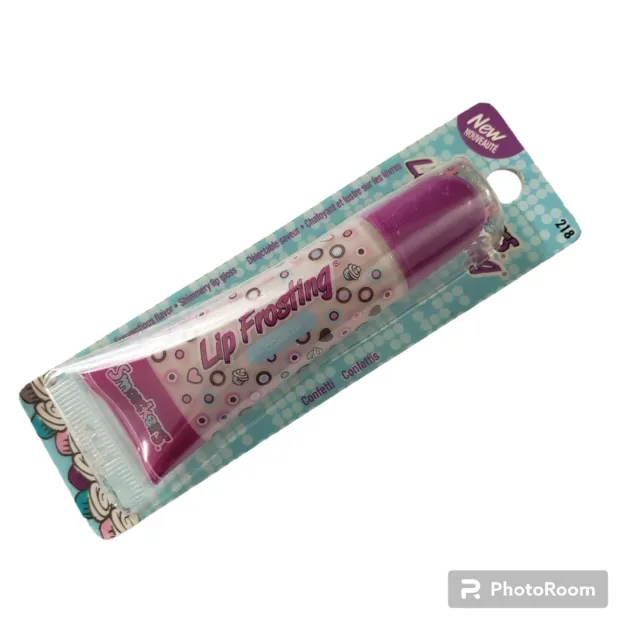 Bonne Bell Smackers Lip Frosting 218 Confetti Shimmery gloss whipped shimmer NEW