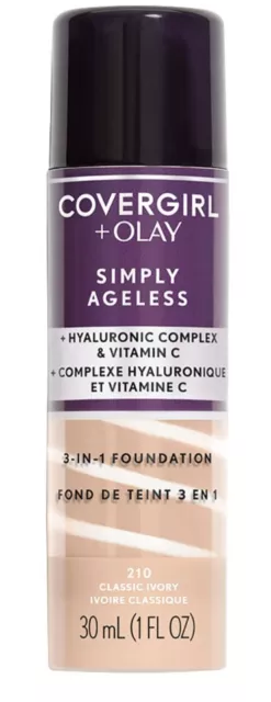 COVERGIRL + Olay Simply Ageless 3-in-1 Liquid Foundation ~ You Choose