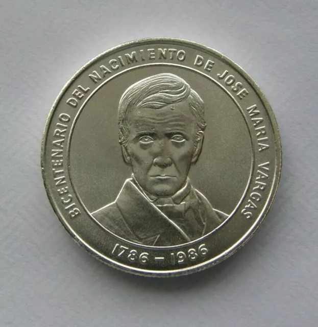 Venezuela Commemorative Coin 100 Bolivares Bs Vargas 1986 Silver Lei 900