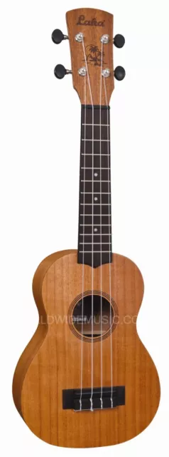 Vintage LAKA VUS10 Soprano Acoustic Ukulele with Aquila strings and Gigbag