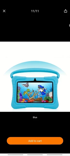 Kids Tablet 7 Inch Toddler Tablet For Kids Edition Tablet With WiFi Dual Camera