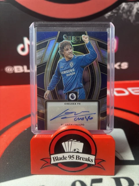 PANINI SELECT 23/24 EPL Hernan Crespo Base Auto, Chelsea FC £13.00 