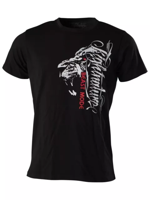 T-shirt Fightnature Beast Mode, taglia S-XXL. BJJ, Muay Thai, MMA, Grappling, ecc.