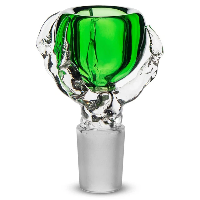 18mm Green Dragon Claw Glass Slide Hookah Bong Pipe Bowl USA Fast Free Shipping