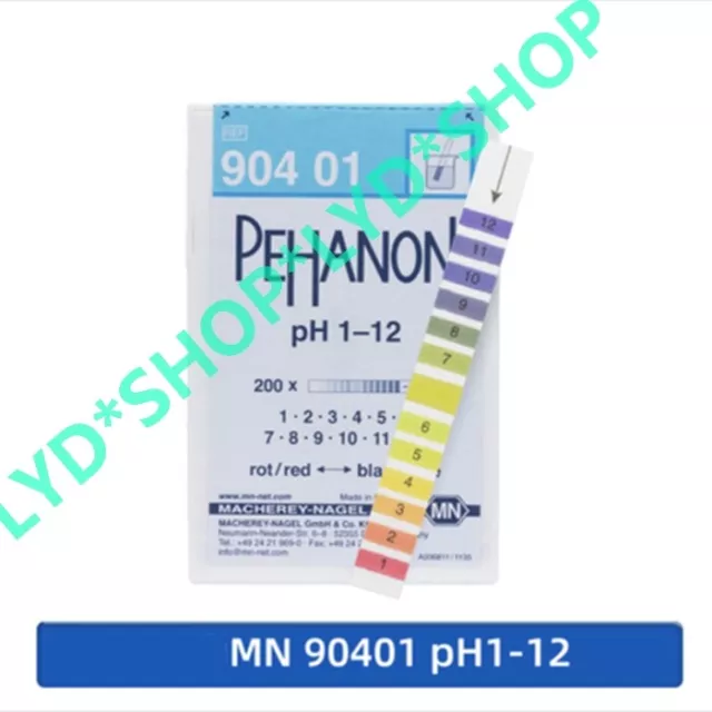 200PCS/Box New MN 90401 precision PH test paper PH 1-12 MN90401