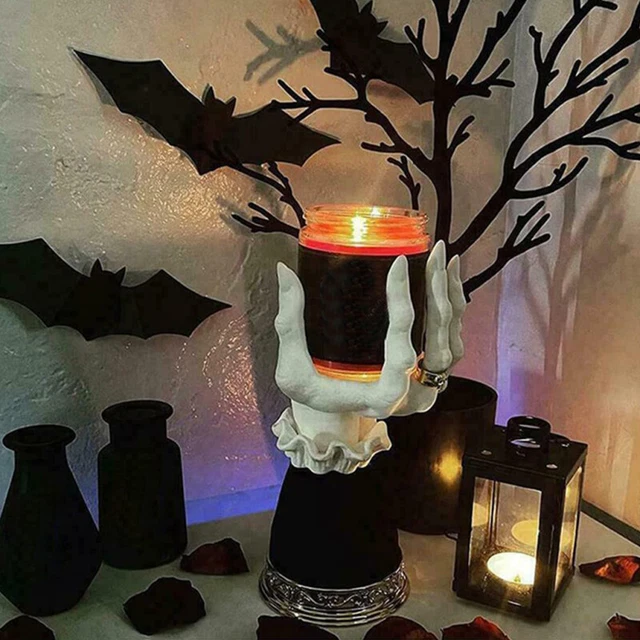 WITCH HAND CANDLESTICK Candle Holder Bath Body Works Halloween Prop
