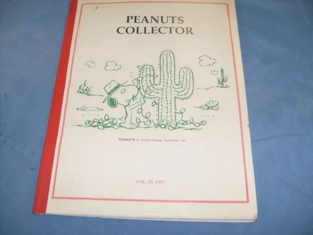 COLLECTING PEANUTS COMICS   1997 BOOK COLLECTOR'S MAGAZINE VOL IV SNOOPY /b1