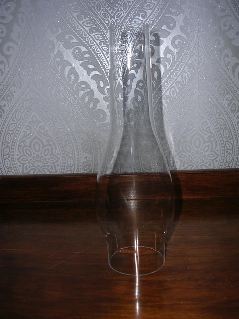 Mikinona Glas Öl Lampe 2 Stück - Petroleumlampe Mit Flachem Boden