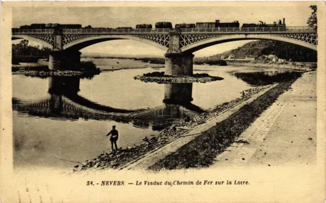 CPA NEVERS - Le Viaduc du Chemin de Fer sur la Loire (293084)