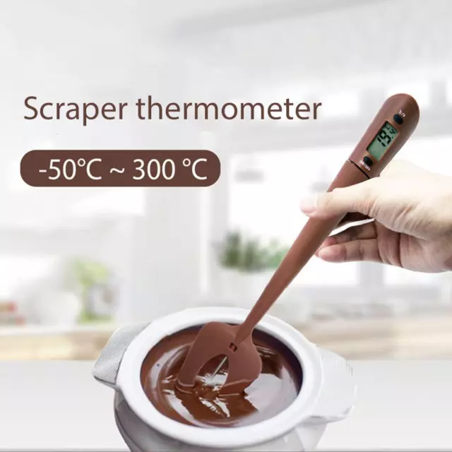 Chocolate Food Temperature Meter Stirring Scraper Digital Spatula Thermometer
