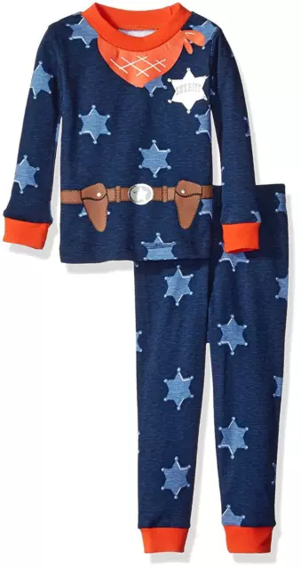 Petit Lem Boys' Star 2 Piece Pajama Set, Star, 24M