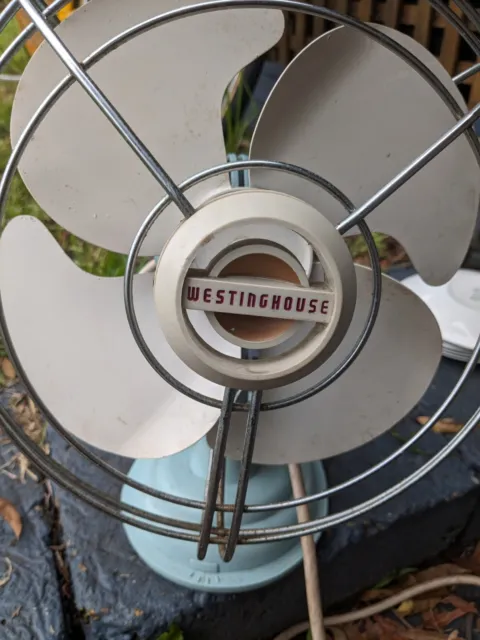 Westinghouse Fan- 1950s Vintage  oscillating Fesk fan Air Conditioning Atomic