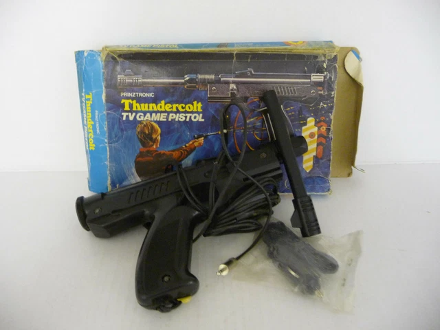 VINTAGE PRINZTRONIC THUNDERCOLT TV game controller pistol; early ...