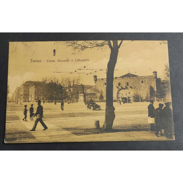 Cartolina Torino - Corso Siccardi e Cittadella